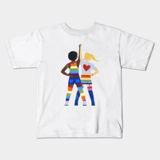 Gay Pride: Ladies Kids T-Shirt